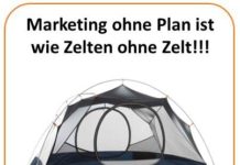 Was Zelten und Marketing gemeinsam haben