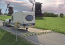 Eine typische Bank (in Holland)