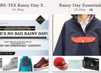 Pinterest-Aktion von Gore-Tex