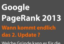 PageRank 2013 – wann kommt das 2. Update ?