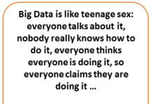 Mit Big Data ist es wie mit Teenager-Sex