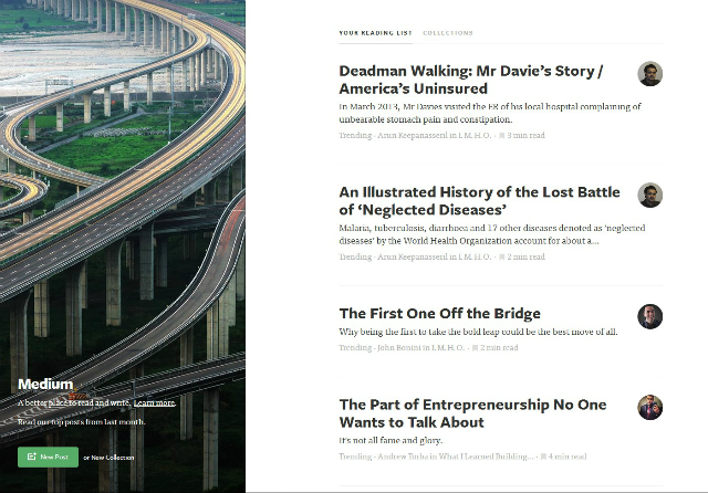 Medium-Bloggingplattform Medium-Bloggingplattform