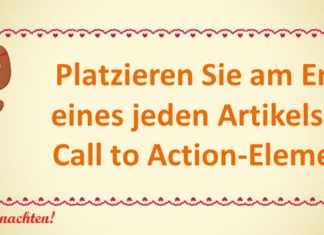 Platzieren Sie am Ende eines jeden Artikels ein Call to Action-Element