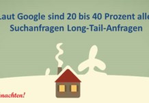 Viele Suchanfragen bei Google sind Long-Tail-Anfragen