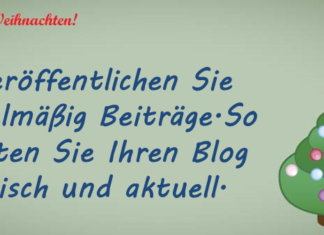 Veröffentlichen Sie regelmäßig Beiträge