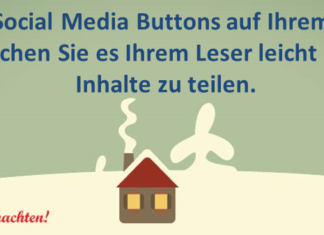 Social Media Buttons machen es leicht Ihre Inhalte zu teilen