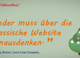 Jeder muss über die klassische Website hinausdenken