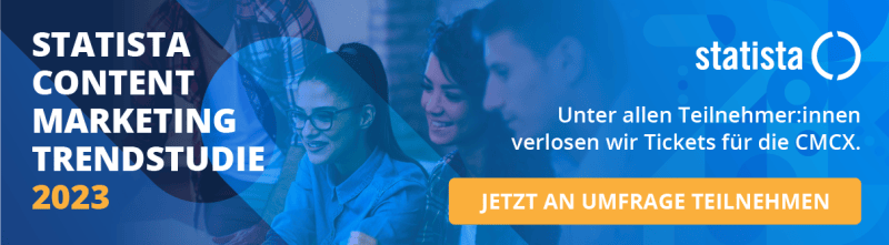 Jetzt mitmachen bei der Content Marketing Trendstudie 2023