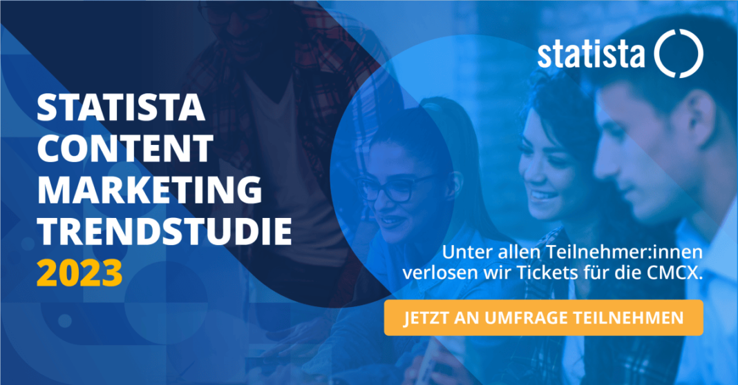 Content Marketing Trendstudie 2023 content-marketing-com Content Marketing Trendstudie 2023 von Statista