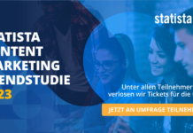 Content Marketing Trendstudie 2023 von Statista