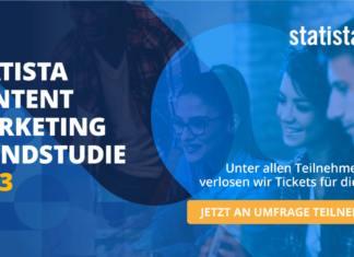 Content Marketing Trendstudie 2023 von Statista